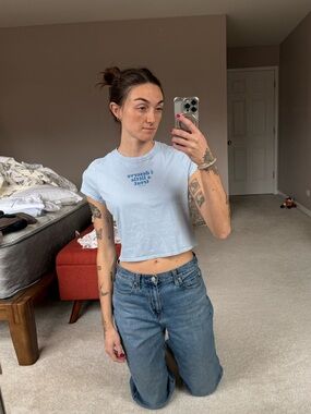 Life is good - cropped tee